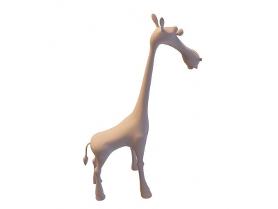 3d长颈鹿免费模型