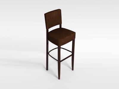 木质吧椅模型3d模型