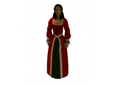 贵族女人模型3d模型