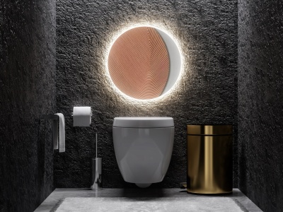现代卫生间厕所马桶模型3d模型