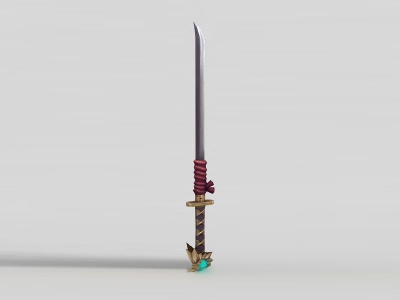 3d龙之谷武器剑模型
