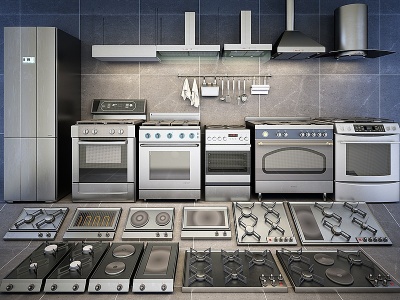 厨房设备模型3d模型
