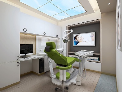 3d医院诊室模型