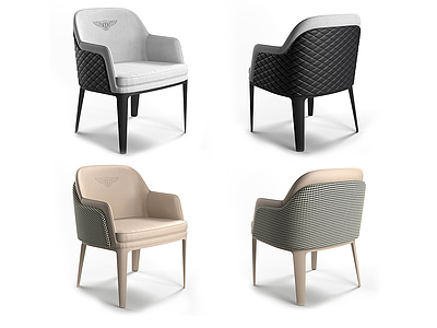 3d现代休闲沙发椅单椅模型