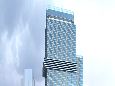 超高层办公楼模型3d模型