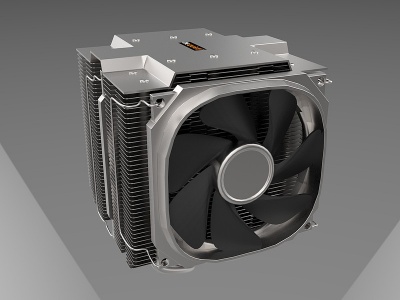 3d电脑配件散热器模型