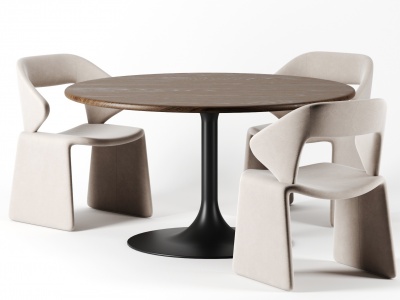 3d现代<font class='myIsRed'>餐桌</font>椅模型