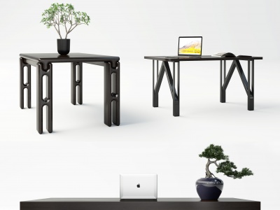3d现代休闲桌模型