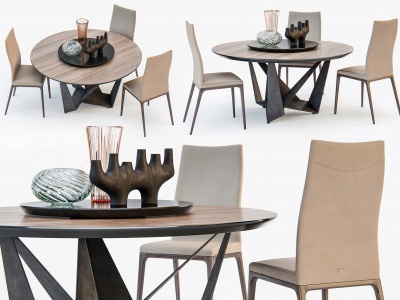 Italia餐桌椅模型3d模型