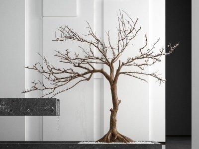 现代装饰树模型3d模型