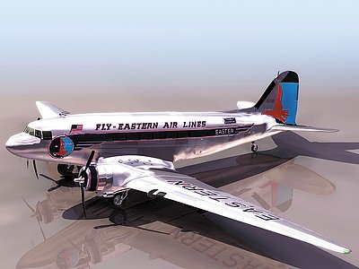 DC3一战飞机模型3d模型