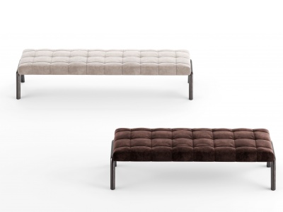 3d米诺蒂沙发凳床尾凳模型