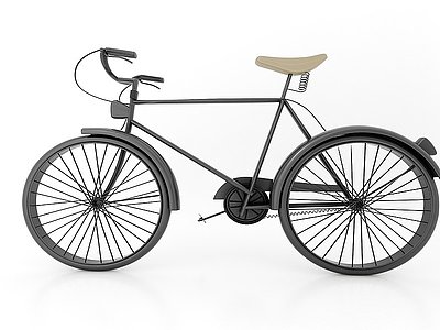 自行车模型3d模型