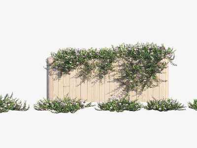现代绿植縢蔓海榕菜模型3d模型