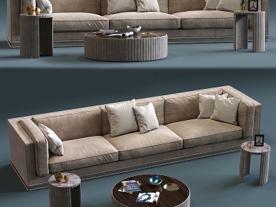 意大利LONGHI沙发模型3d模型