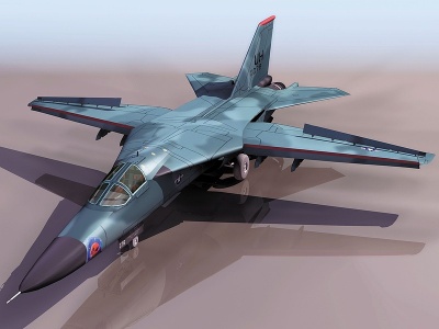 3dF111战斗机模型