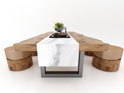 3d餐桌茶桌模型