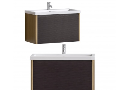 3d北欧浴室柜洗手台模型