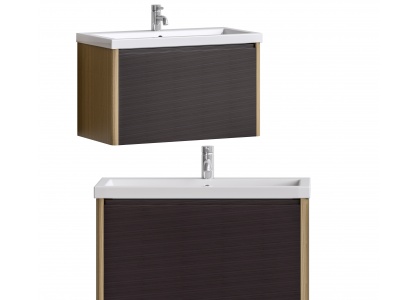 3d北欧浴室柜洗手台模型