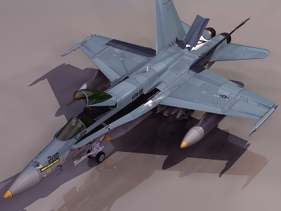 3dHORNET现代战斗机模型