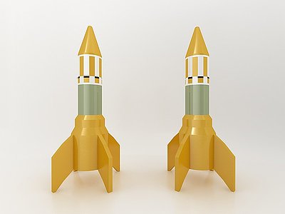 3d<font class='myIsRed'>火箭</font>模型