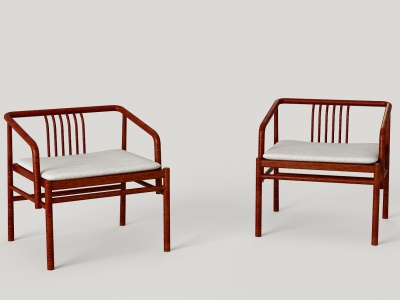 中式单椅3d模型