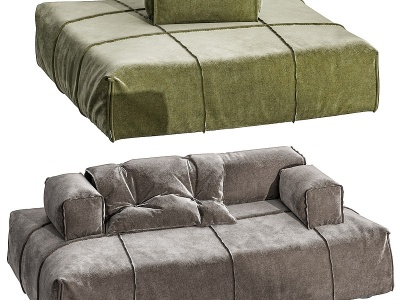 现代懒人沙发沙发凳模型3d模型
