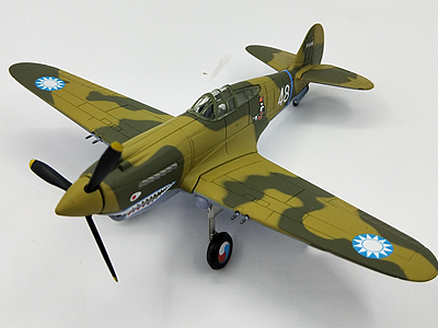 P40C战斗机模型3d模型