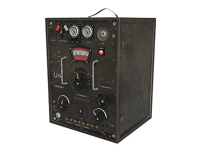 电报机模型3d模型