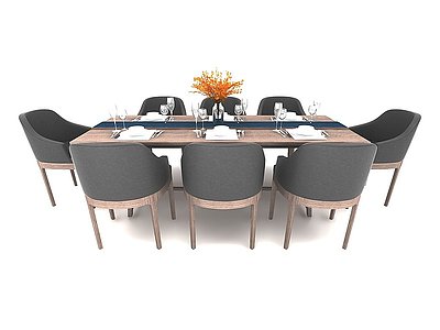 餐桌模型3d模型