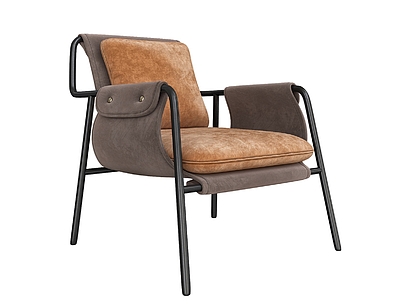 弗莱彻新中式椅子模型3d模型