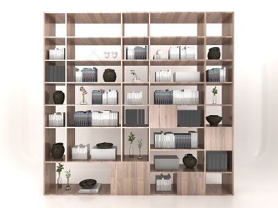 3d书柜模型