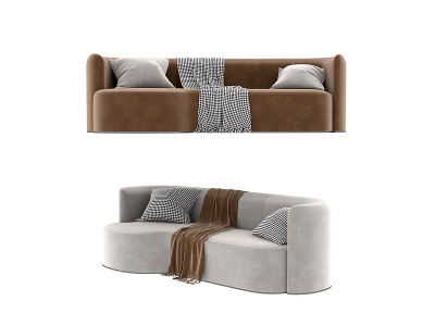 现代风格的沙发模型3d模型