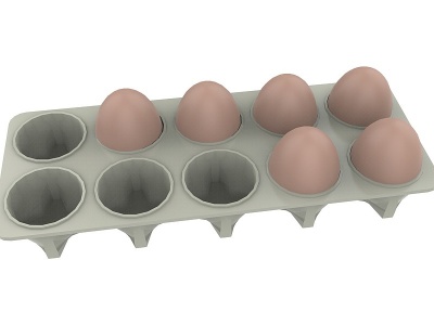 3d鸡蛋模型