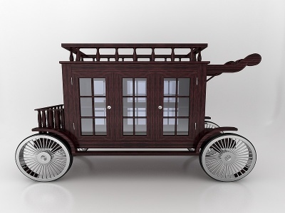 宝箱车模型3d模型