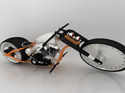 摩托车模型3d模型