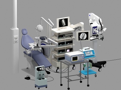 3d医院医疗器械模型