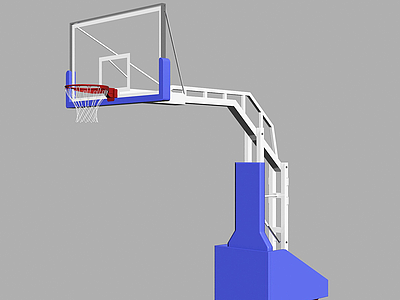 3d常见篮球架模型
