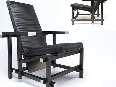 3dCASSINA现代休闲椅模型