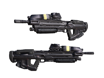 现代冲锋枪模型3d模型