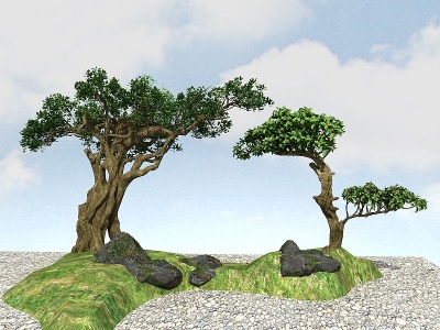 3d大树景观植物模型