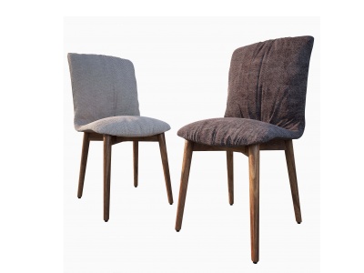 现代布艺餐椅模型3d模型