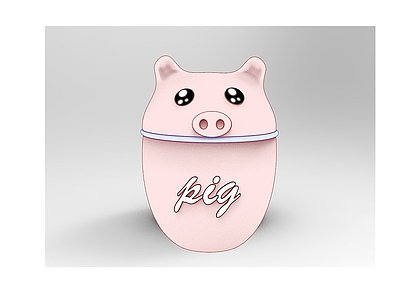 3d猪猪杯模型
