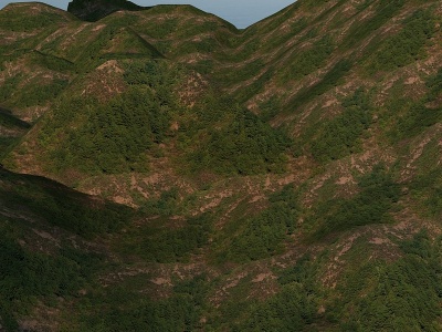 山地地形3d模型