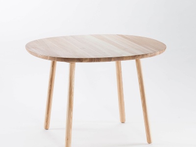 3d北欧实木餐椅模型