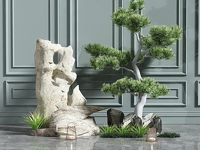 现代植物树模型3d模型