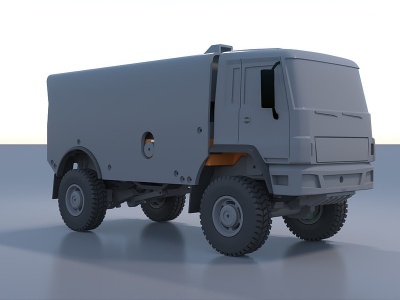 越野卡车模型3d模型