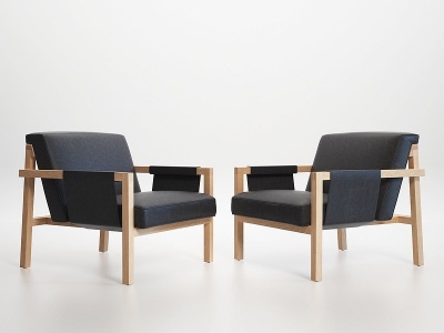 Toro现代单人休闲椅模型3d模型