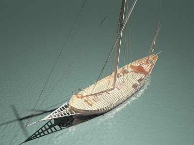 海船模型3d模型