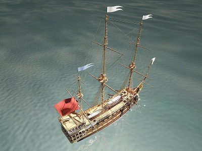 海船模型3d模型